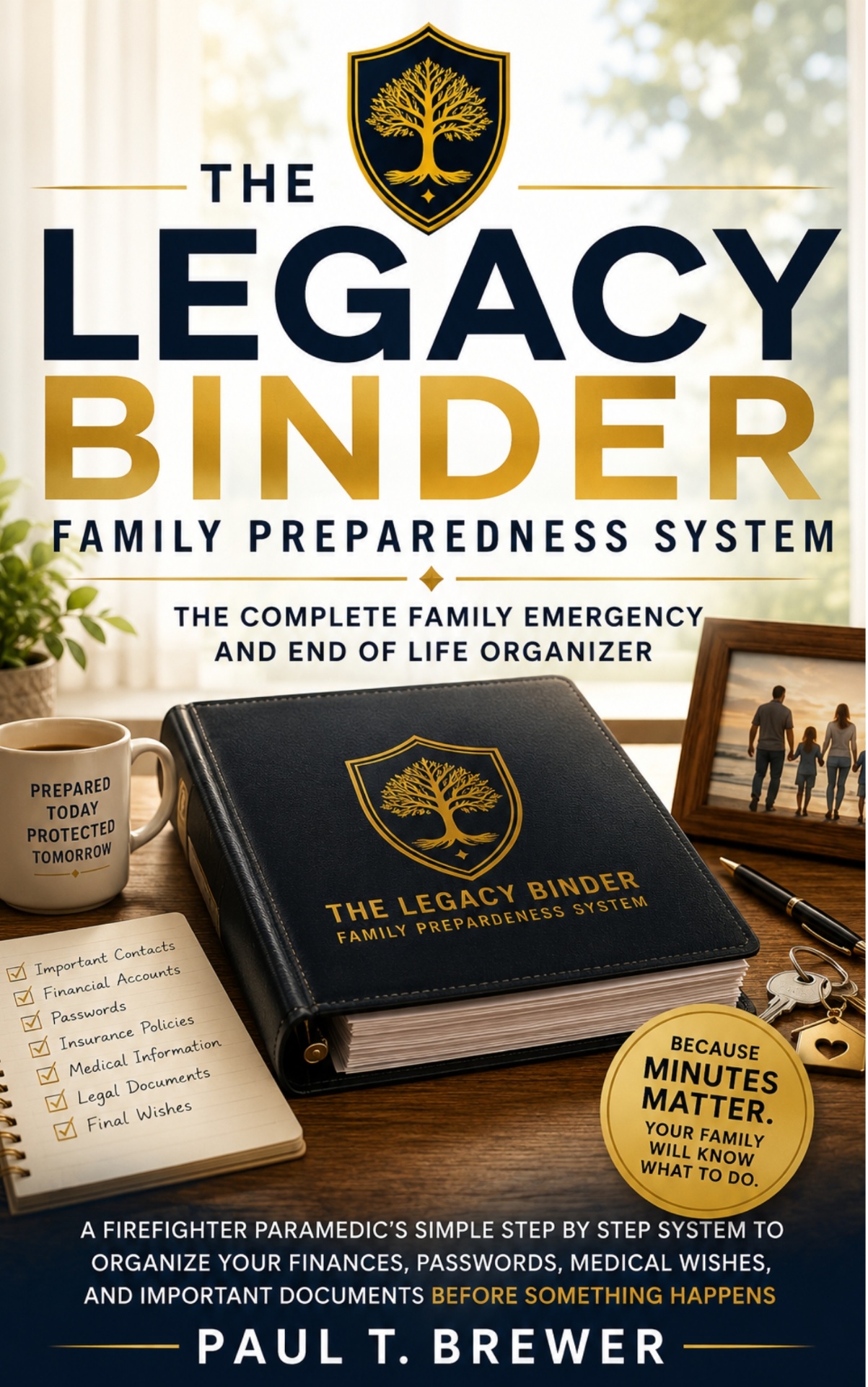 The Legacy Binder Family Preparedness System book cover by Paul T. Brewer